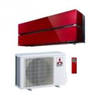 MITSUBISHI ELECTRIC KLIMA UREĐAJ MSZ-LN35VGR/MUZ-LN35VG R-32 KIRIGAMINE STYLE INVERTER - komplet sjajna crvena zidna unutarnja i vanjska jedinica